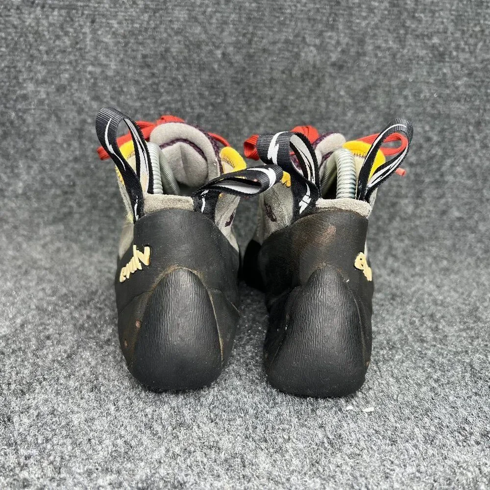 Evolv Astroman Climbing Shoes Men's Size 8 Grey‎ Mid Trax Rubber Rock Adventure